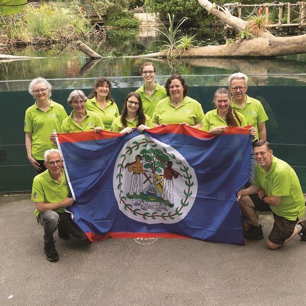 Vrijwilligers steunen zeekoeien in Belize