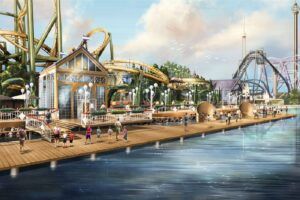 Het nieuwe themaparkgebied van Gröna Lund